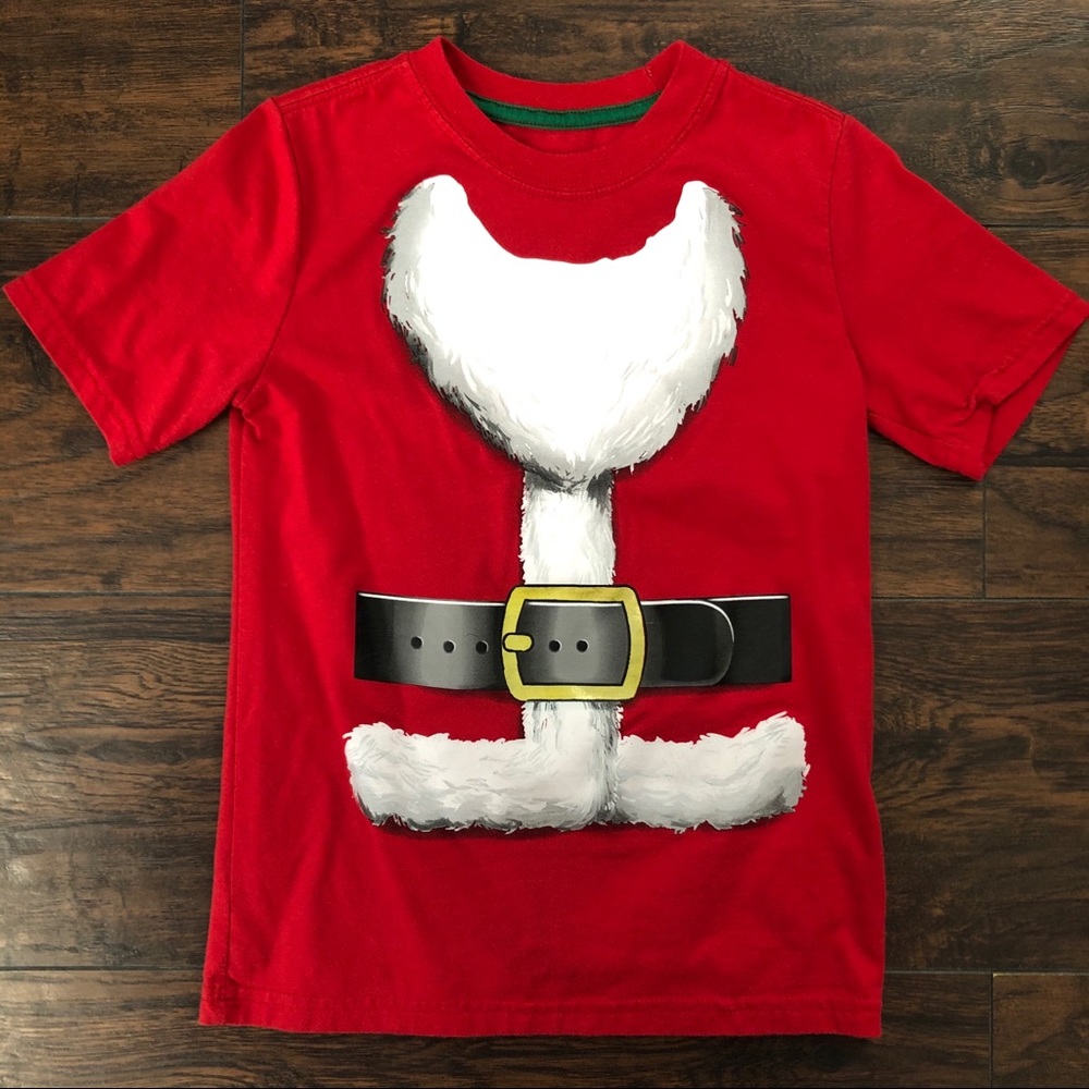 Holiday Time Santa Suit Short Sleeved Tee Size S